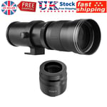 Camera MF Super Telephoto Zoom Lens F/8.3-16 420-800mm for Canon RF-mount J8U8