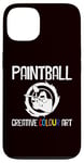 Coque pour iPhone 13 Paintball Creative Color Art