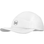 Buff Adults Unisex R-Solid Reflective Outdoor Running Baseball Cap - White - SM
