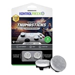 KontrolFreek Embrayage pour Manette Xbox One et Xbox Series X, joysticks performants, 2 concaves Taille Basse, Noir et Blanc