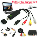 Easycap Usb 2.0 Video Audio Vhs Tv To Dvd Converter Capture Card Scart Adapter