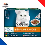 Purina Gourmet Nourriture pour Chat Adulte, 12 X 85g