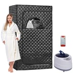 Sauna Portable, Sauna Domestique, Appareil De Fumigation 2L, Étanche, Avec Télécommande, Améliorer La Circulation Sanguine