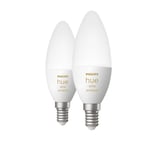 Philips Hue Vit Ambiance 25W Kron E14 2P