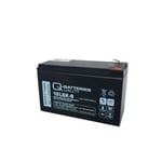 Q-Batteries 12LSX-9 12V 8,8Ah 10-års AGM batteri