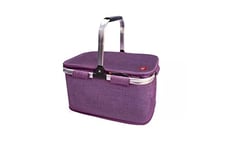 PICNIC BASKET PURPLE MARBLED