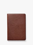 Aspinal of London Card Slots Pebble Leather Passport Cover