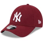 New Era 9Forty Adjustable Cap - Melton New York Yankees Red