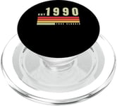 EST - 1990 - True Classic - Vintage Retro Aesthetic Birthday PopSockets PopGrip for MagSafe