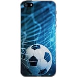 Apple iPhone 5 Transparent Mobilskal Fotboll