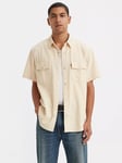 Levi's Cotton Regular Fit Western Shirt, Ecru