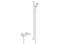 Grohe Grohtherm 800 Cosmopolitan, 90 Cm, 1,75 M, Vegg, G1/2, Roterende Ventiler