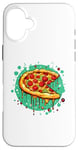 Coque pour iPhone 16 Plus Pelle à pizza Pepperoni Splash Fun