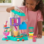 Play-Doh Rainbow Swirl Ice Cream Playset  Star-Shaped Pretend Sprinkles Activity