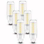 CNMJI Modern 12W LED Corn Light Bulbs100W Incandescent Bulb Equivalent 1200LM 3000K Warm White AC 110V 230V 360° Beam Angle Energy Saving Home Lighting, Pack of 6,220V~240V