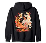 Hibachi Grill Teppanyaki Barbeque Japanese Cuisine Zip Hoodie