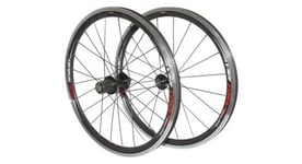 Roues route 22  a blocage cassette 10 9 8v  p2r noir double paroi  avant   arriere  470 23