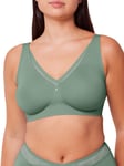 Triumph Womens True Shape Sensation Minimizer Bra - Green Polyamide - Size 34C