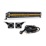 Komplett Kit Siberia DRH LED Bar 22" – 3-års garanti, bred ljusstråle,