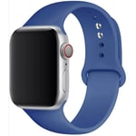 Silikonrem för Apple Watch Band 45mm 44mm 42mm 49mm 41mm 40mm 38mm correa armband iwatch Series 8 7 9 SE 4 3 5 Ultra 6 Delft Blue Delft Blue 42 44 45 49 mm M-L