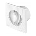 Ventilateur salle de bain extracteur mural avec capteur d'humidité 100mm