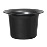 Ferm Living - Spun Alu Basket Low Blackened Aluminum - Vaser - Svart