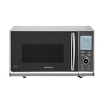 Daewoo KOC8HAFR 900W, 25L Combination Microwave |1950W Grill & 1950W Convection Oven | Easy-To-Clean Stainless Steel Cavity | Jet Defrost Function | 8 Auto Cook Pre-Settings | Adjustable Timer, Silver