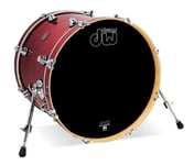 DW Performance Series Bass Drum, 16x20 - Cherry Stain Gloss Lacquer