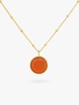 Auree Barcelona Birthstone Vermeil Necklace