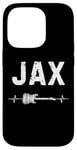 Coque pour iPhone 14 Pro Jax Guitare Battement De Coeur Musique Guitariste