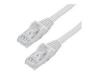 StarTech.com 75ft CAT6 Ethernet Cable, 10 Gigabit Snagless RJ45 650MHz 100W PoE Patch Cord, CAT 6 10GbE UTP Network Cable w/Strain Relief, White, Fluke Tested/Wiring is UL Certified/TIA -...