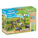 PLAYMOBIL 71307 Animaux de la ferme, Country La vie à la ferme, 24 pièces, Dès 4 ans