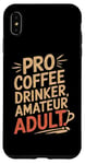 iPhone XS Max Pro Coffee Drinker Amateur Adult Case