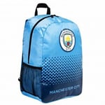 Manchester City Official Crest Rucksack for School or Work