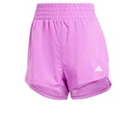 adidas Pacer Short d'entraînement tissé Taille Haute 3 Bandes pour Femme, Taille XXS 12,7 cm