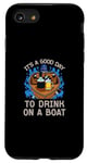 Coque pour iPhone SE (2020) / 7 / 8 drôle alcool humour pirate marins promenades bateau marin marin