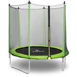 Trampoline de Jardin d'Extérieur Avec Filet de Sécurité Max. 80kg 2,4m