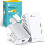 TP-Link AV600 Fast Port Powerline Adapter Wi-Fi Kit, Booster/Hotspot/...