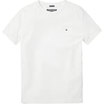 Tommy Hilfiger Boy's Boys Basic Cn Knit S/S Kb0kb04140 T-Shirt, White (Bright White), 74