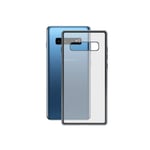 Protection Pour Téléphone Portable Samsung Galaxy S10+ Flex Metal Tpu Transparent Gris Métallisé