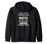 Getting More sheeps funny farmer and farm day sheeps lover Zip Hoodie