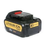 Batteri för Dewalt 20V 5Ah Elverktyg DCB204 Li-ion