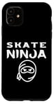 Coque pour iPhone 11 Skate Ninja Skateboarding Skater Skateboarder Patinage sur glace