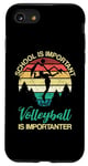 Coque pour iPhone SE (2020) / 7 / 8 L'école est importante mais le volleyball est importateur pour les jeunes enfants