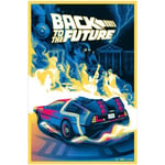 Back to the Future Screenprint by Bella Grace