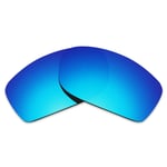 Hawkry Polycarbonate Replacement Lenses for-Oakley Fives Squared -Ice Blue