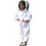 Vêtements D'apiculture, Blanc Vêtements d'apiculture protecteurs pour Enfants - Coton à Manches Longues, Protection De l'enfant Taille m 1,2 mètre