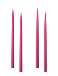 Kunstindustrien Hand Dipped Candles, 4 Pack Rosa