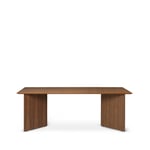 ferm LIVING Mingle matbord walnut veneer, 210cm, vinklade ben valnötsfanér