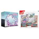 Pokémon TCG: Scarlet & Violet—Temporal Forces Elite Trainer Box – Walking Wake & TCG: Scarlet & Violet—Temporal Forces Triple Pack – Cyclizar (3 Booster Packs & 1 Foil Promo Card)